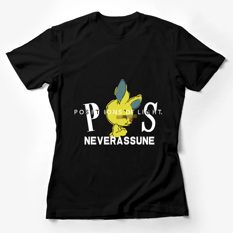 Kaninchen-Design mit Sonnenbrille Damen T-Shirt