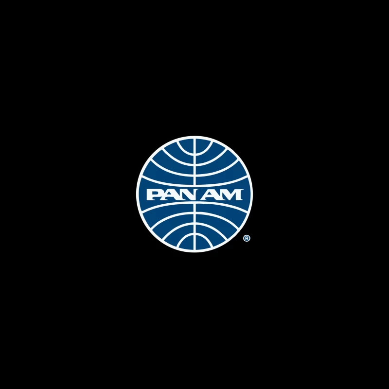 Pan Am Mid 1950s Globe Inverted Coffee Mug
