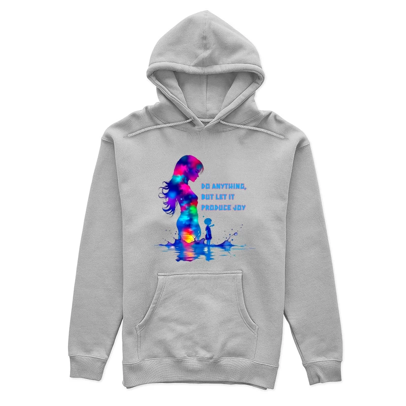 Colorful Silhouette of Joy Female Pullover Hoodie