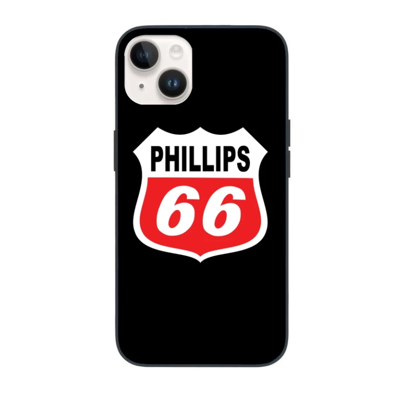 Phillips 66 Classic Shield Logo Design iPhone Case