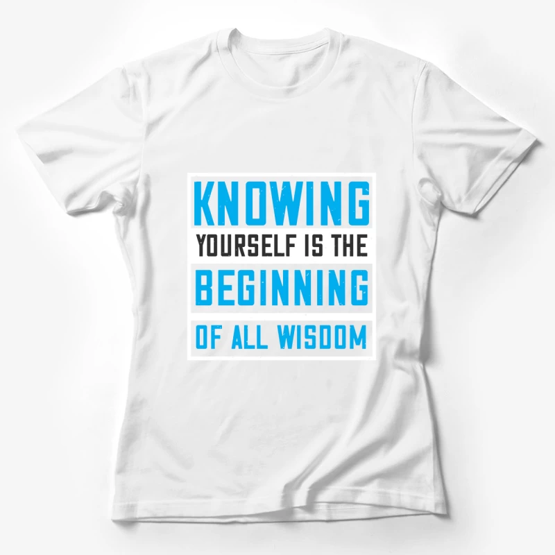 Sagesse et Connaissance de Soi Femme T-Shirt