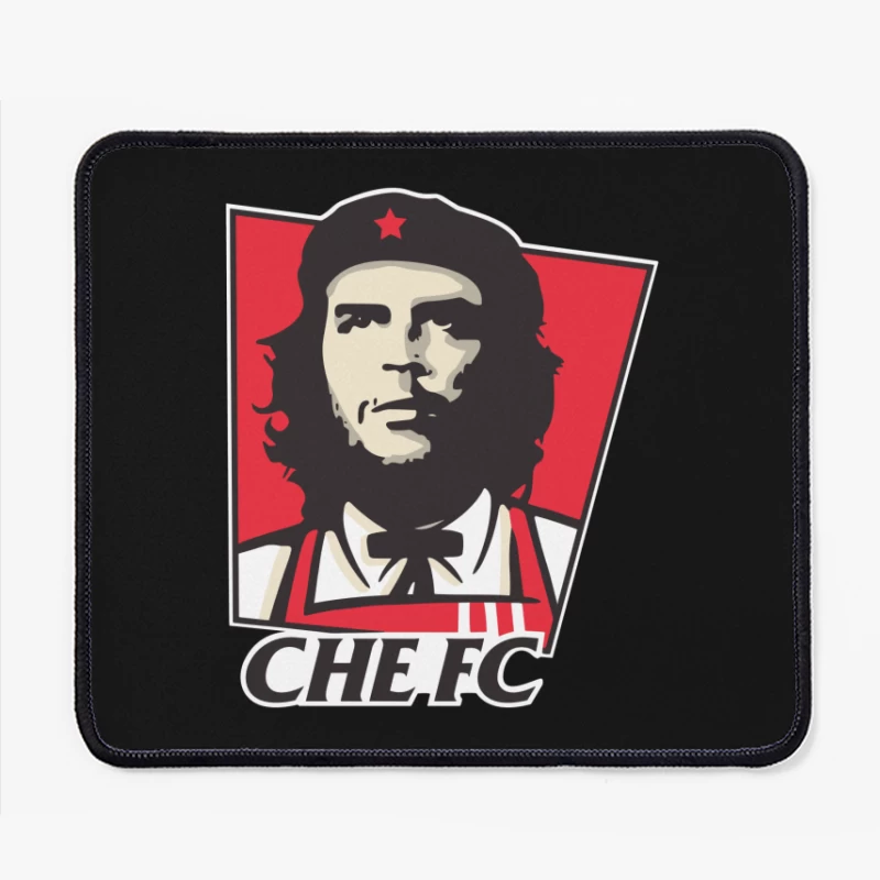 Che Guevara Inspired Sports Team Logo Mouse Pad