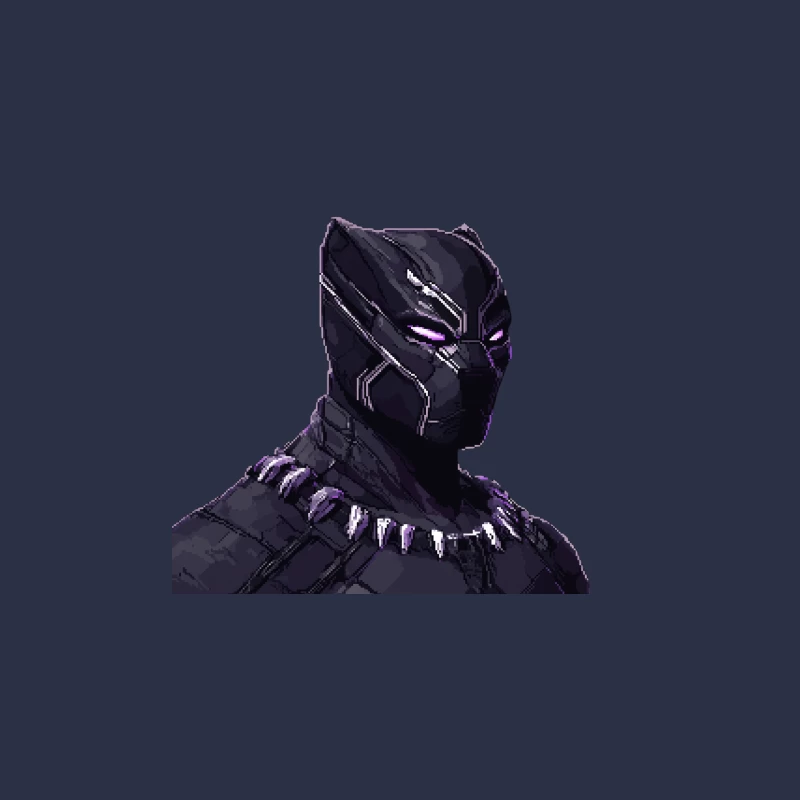 Black Panther: Marvel Superhero in Iconic Mask Bucket Hat