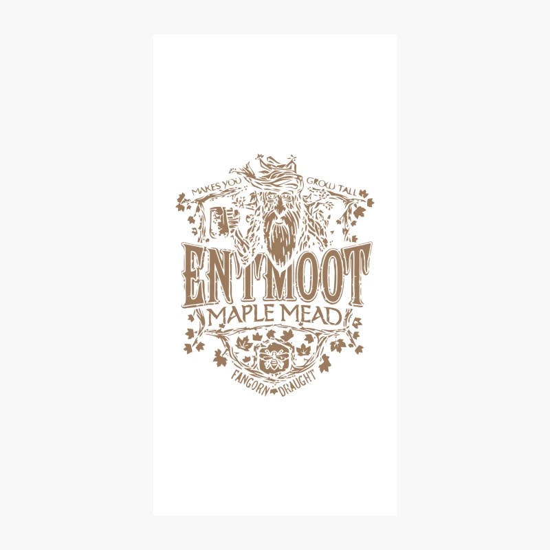Entmoot Maple Mead: A Fangorn Draught Fantasy Illustration iPhone Case