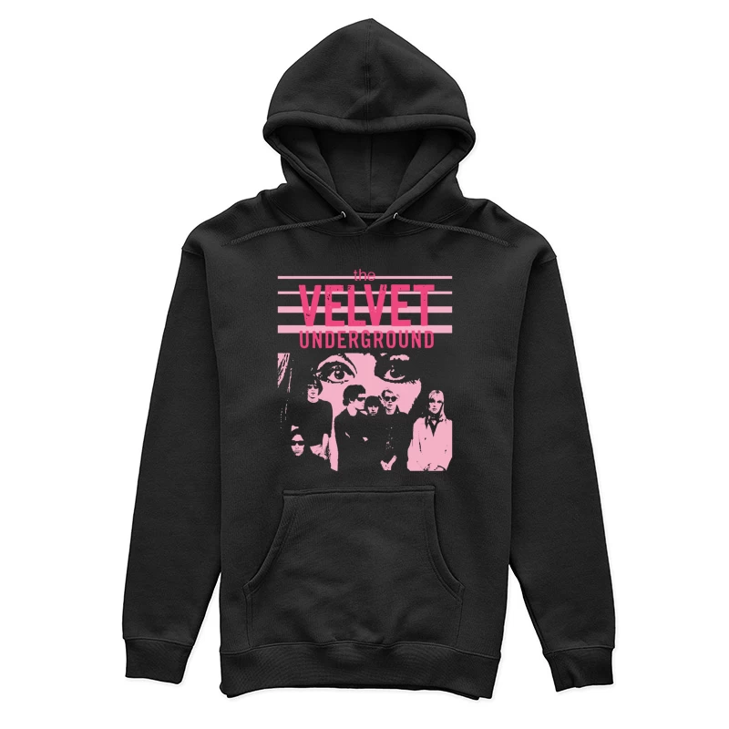 The Velvet Underground Vintage Pink Album Art Design Female Pullover Hoodie