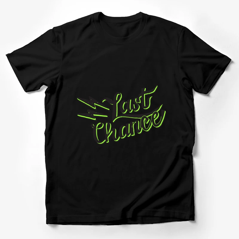 Letzte Chance Leuchtendes Design Herren T-Shirt