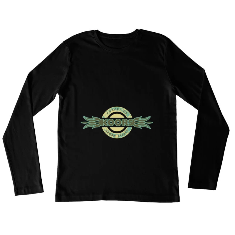 Emblème de Koors avec motifs tribaux Femme Manches Longues T-Shirt