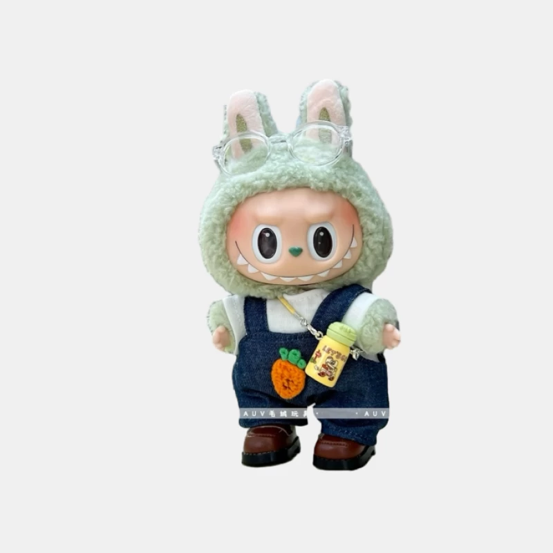 Niedliche Puppe mit Hasenohren und Overalls Herren Tanktops