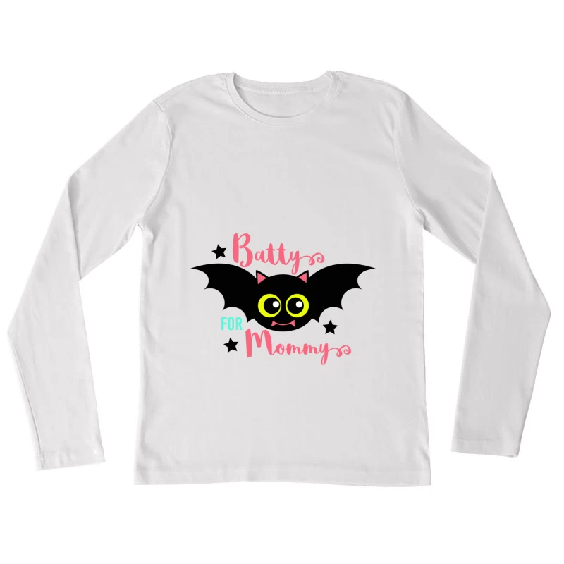Chauve-souris adorable pour maman Femme Manches Longues T-Shirt