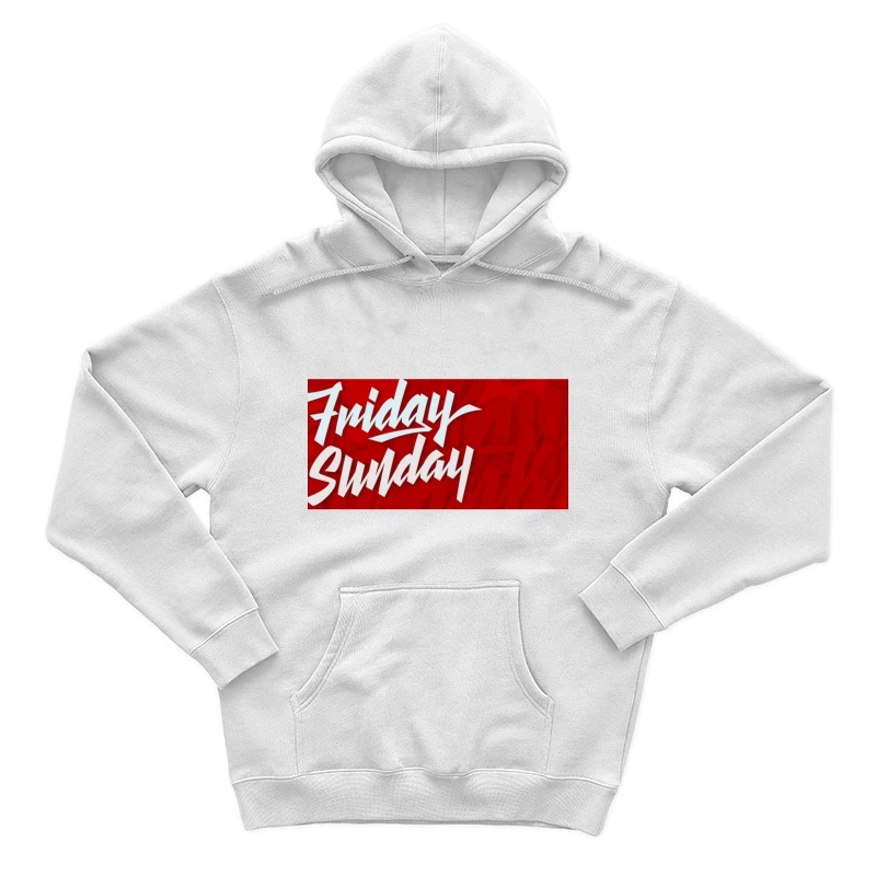 Design graphique de vendredi à dimanche Homme Sweat à capuche