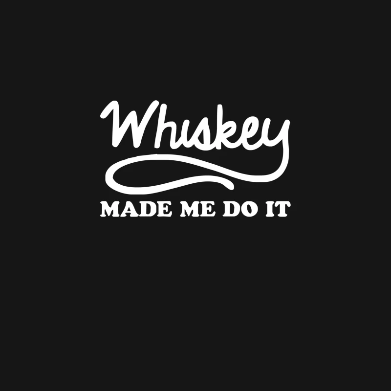 Whiskey Made Me Do It Funny Desk Mat