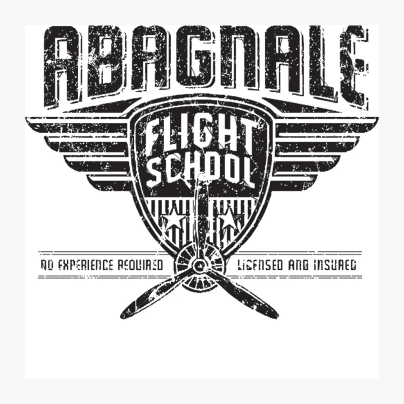 Abagnale Flight School Pin