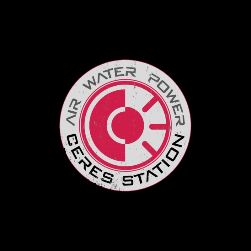 Expanse Ceres Station Logo Sign Mouse Pad
