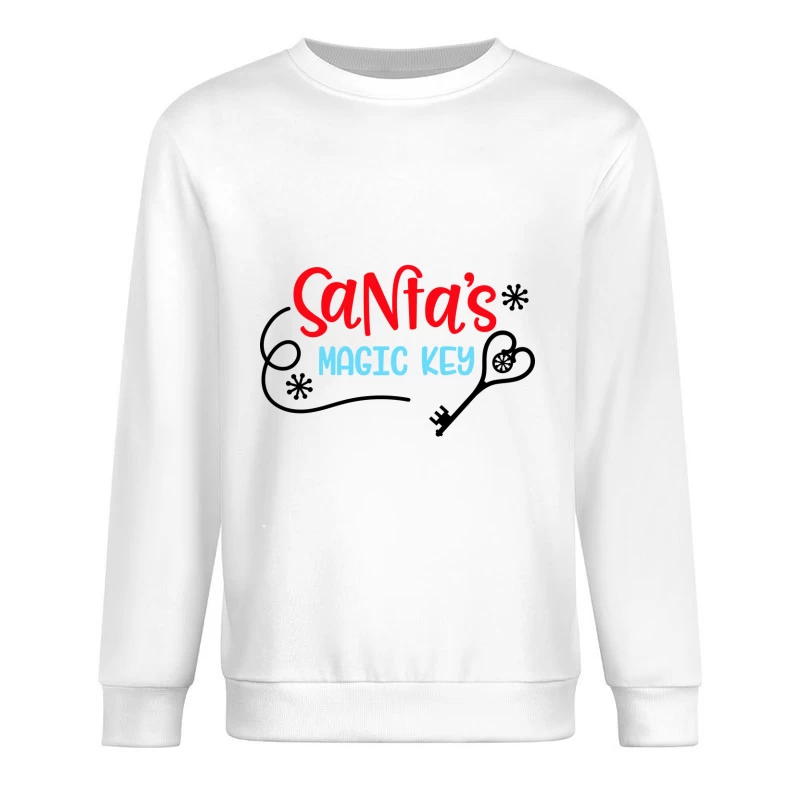 Clé magique du Père Noël Homme Sweat-shirt à enfiler