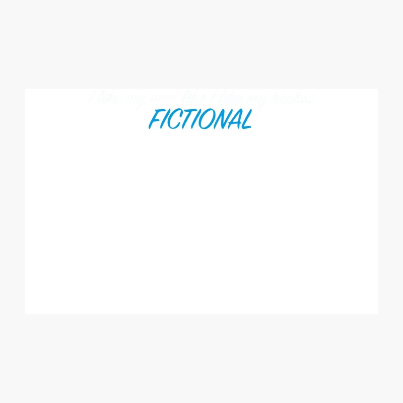Simple Blue Fictional Text on White Travel Mug