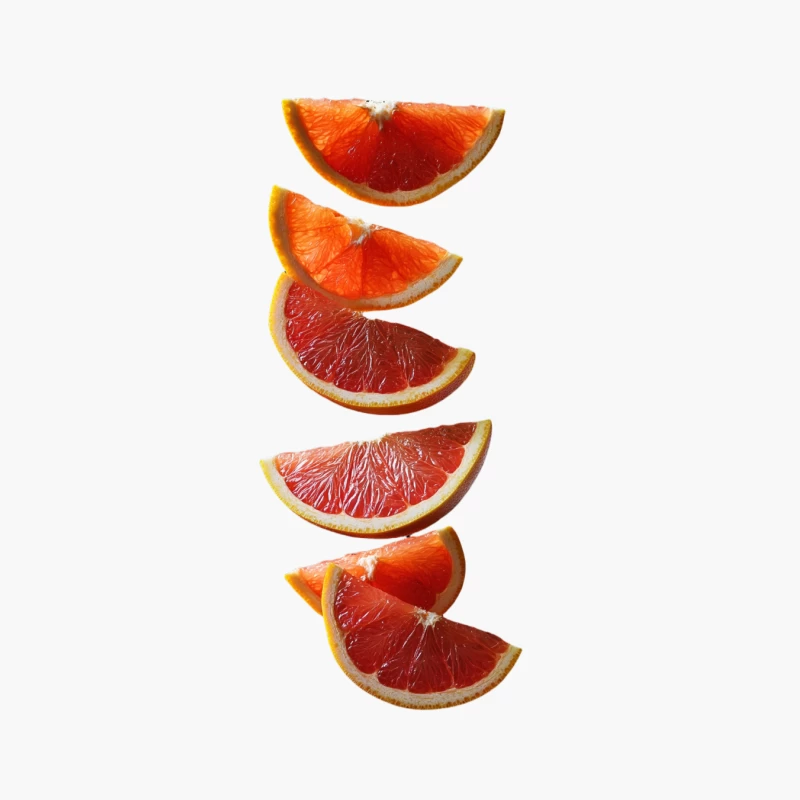 Juicy Grapefruit Slices: A Fresh Citrus Delight Cotton Tote Bag