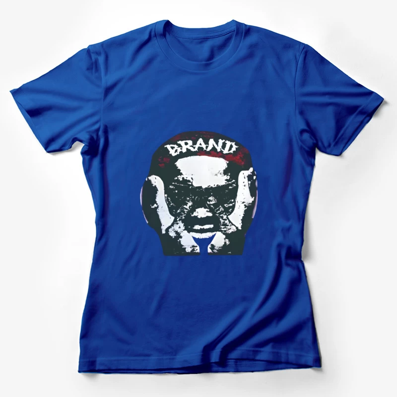 Concept de visage axé sur la marque Femme T-Shirt