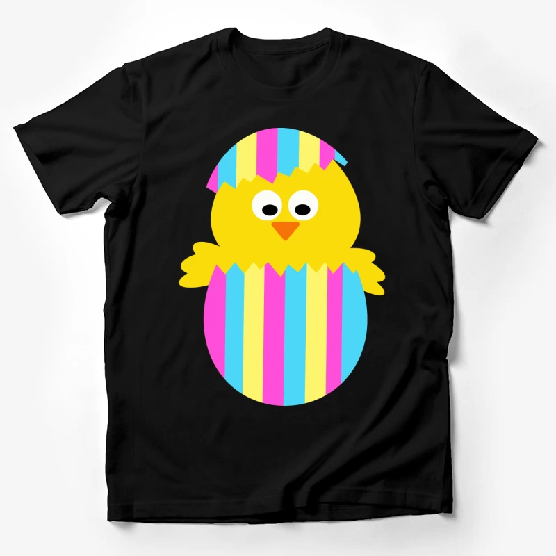 Poussin dans un coquillage coloré Homme T-Shirt