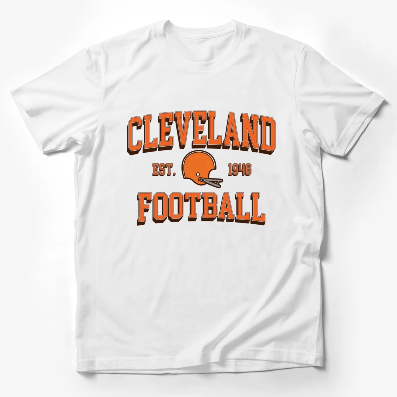 Cleveland Browns NFL Football Team Vintage Logo Est. 1946 Male T-Shirt