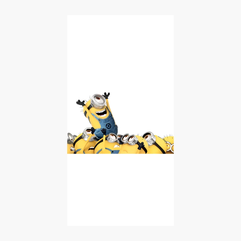 Funny Minions Characters from Despicable Me Animation iPhone Case