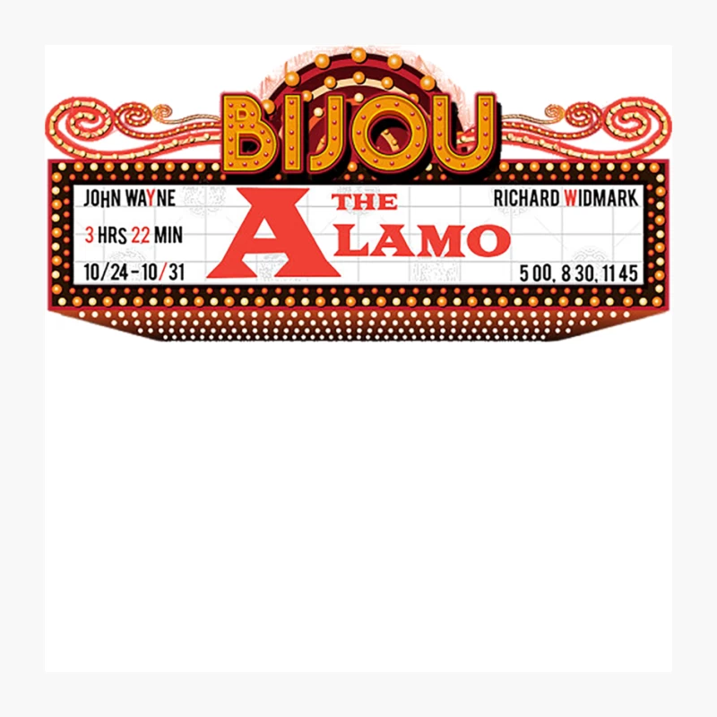 The Alamo Marquee Pin