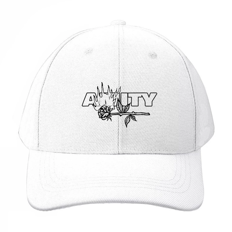 The Amity Affliction Fire Rose Baseball Cap