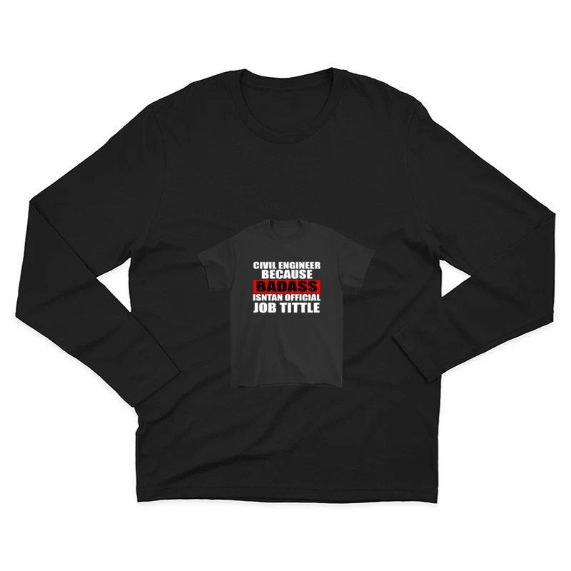 T-shirt humoristique pour ingénieur Homme Manches Longues T-Shirt