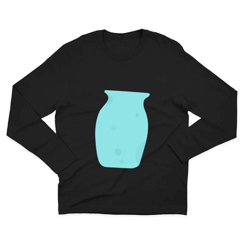 Vase bleu minimaliste Homme Manches Longues T-Shirt