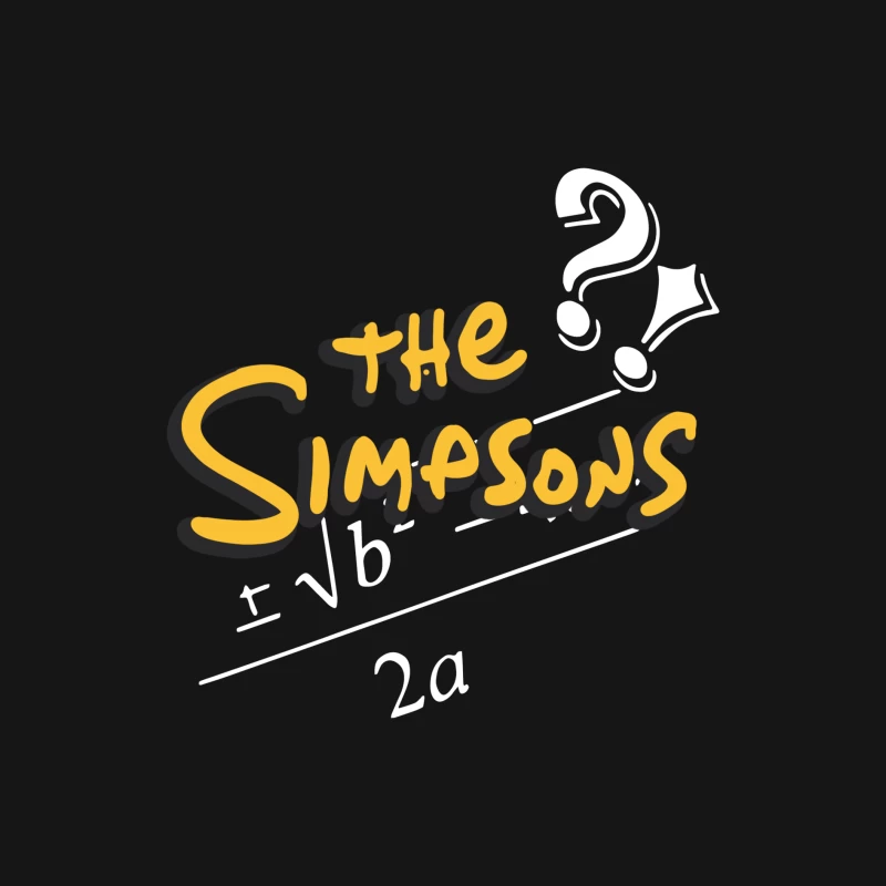 Simpsons-Mathematik-Rätsel Damen Langarm T-Shirt