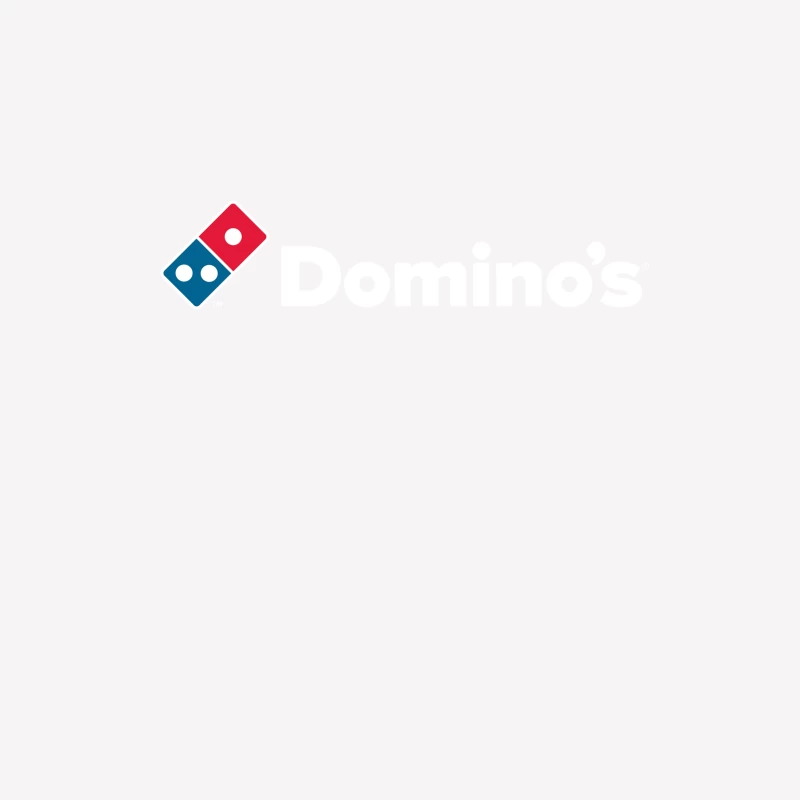 Domino's Pizza Minimalist Brand Logo Female T-Shirt