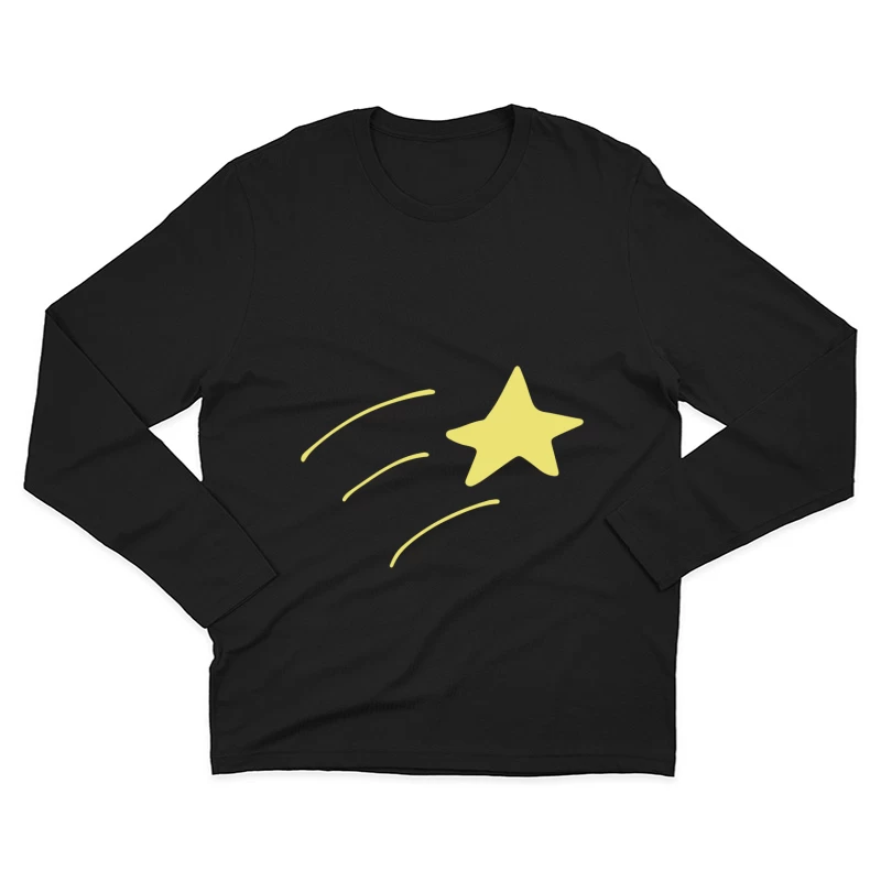 Étoile Filante en Mouvement Homme Manches Longues T-Shirt