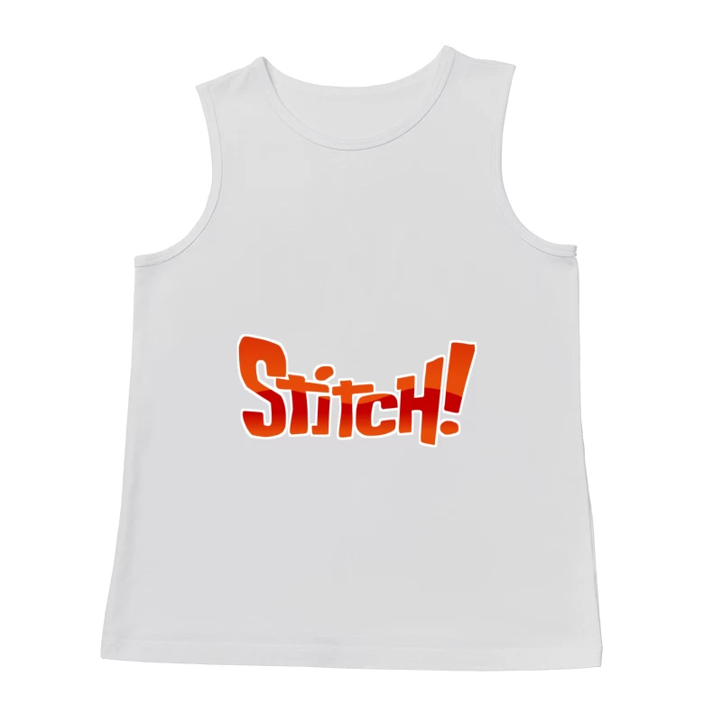 Stitch Logo from Lilo & Stitch Male Tank Top