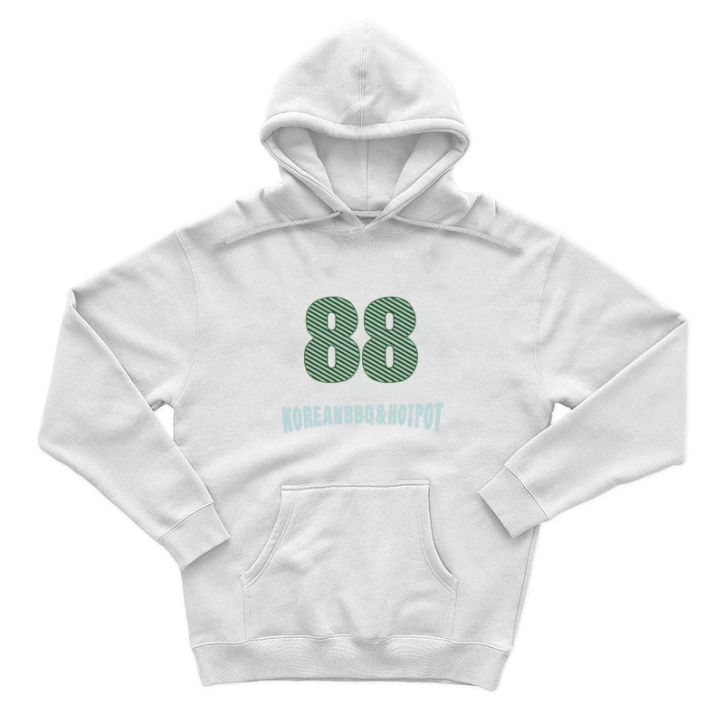 88 Korean BBQ & Hotpot Logo Design Herren Pullover Hoodie