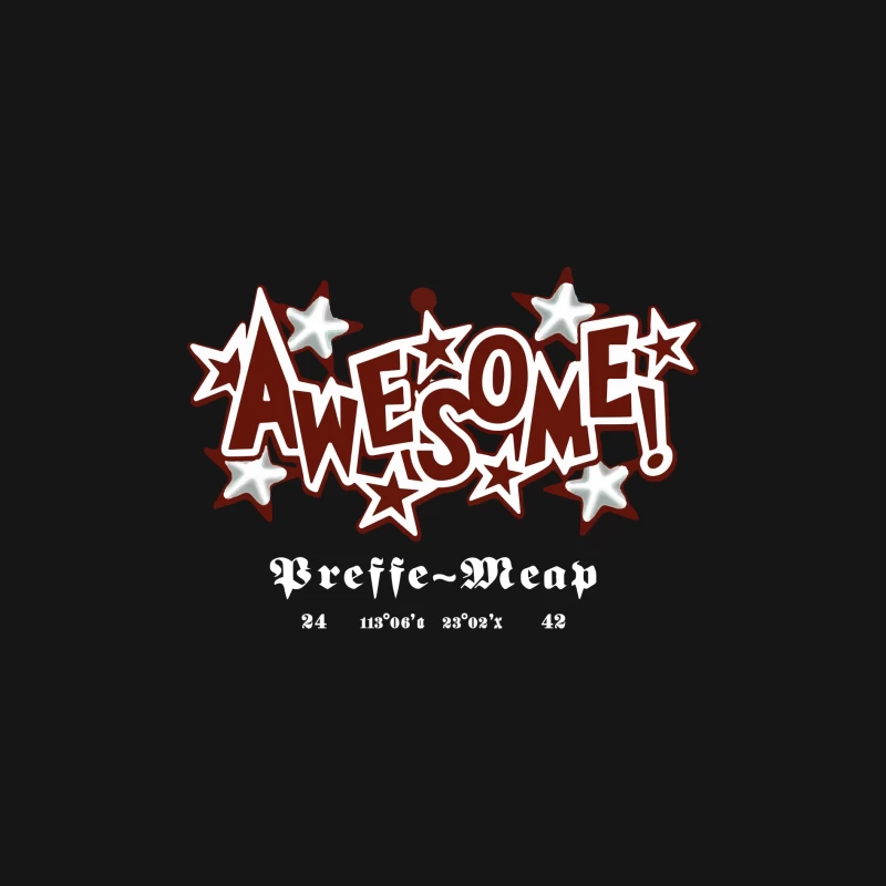 Fantastisches Design mit Sternen und Text Damen Langarm T-Shirt