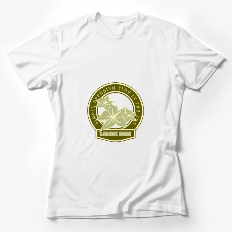Logo Citron Boss - Soleil et Nature Femme T-Shirt