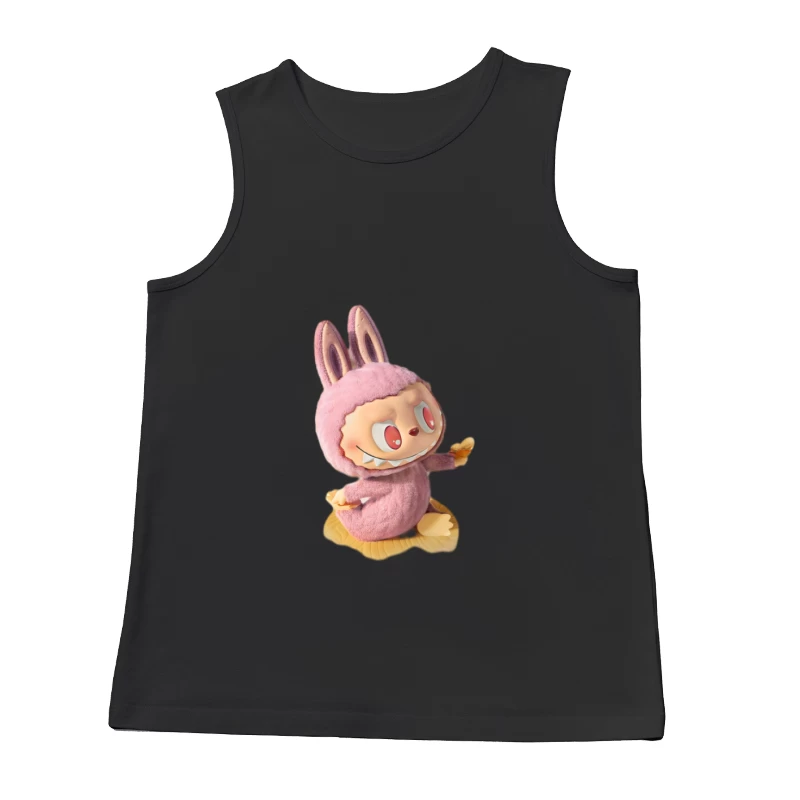 Manga-Plüschfigur in rosa Kostüm Herren Tanktops