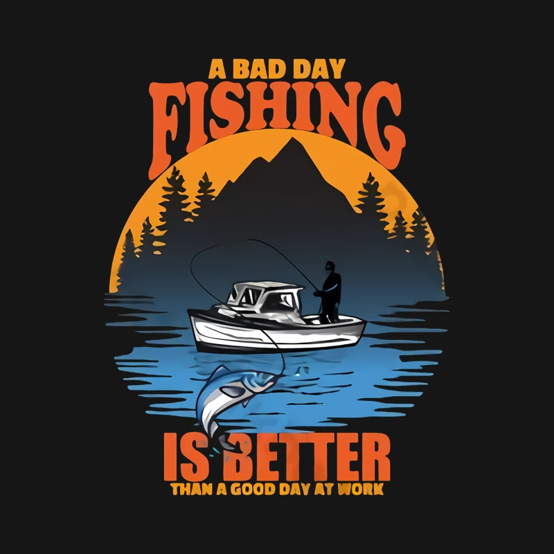 Ein schlechter Angeltag ist besser als ein guter Arbeitstag Herren Langarm T-Shirt