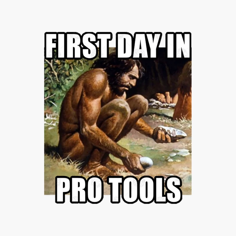 First Day In Pro Tools - Funny Audio EngineerMusic Producer Gift Cotton Tote Bag