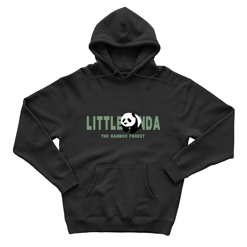 Kleiner Panda im Bambuswald Logo Herren Pullover Hoodie