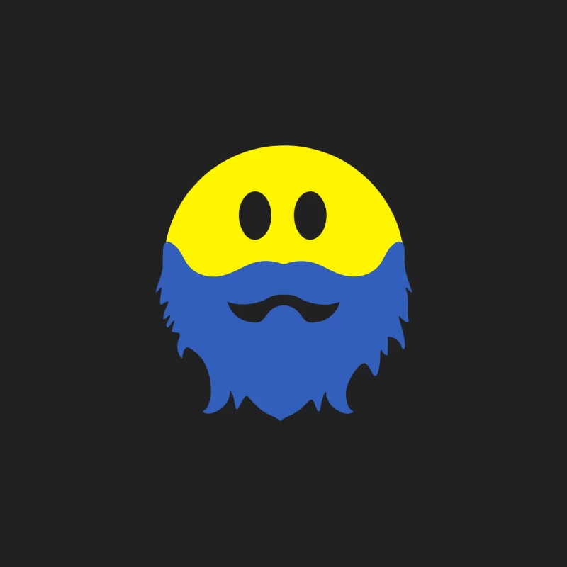 Bearded Smiley Face Bucket Hat
