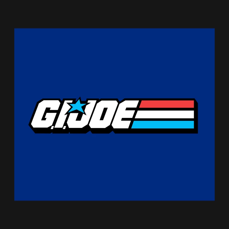 Iconic GI Joe Logo: Classic 1980s Toy Brand Symbol Mouse Pad