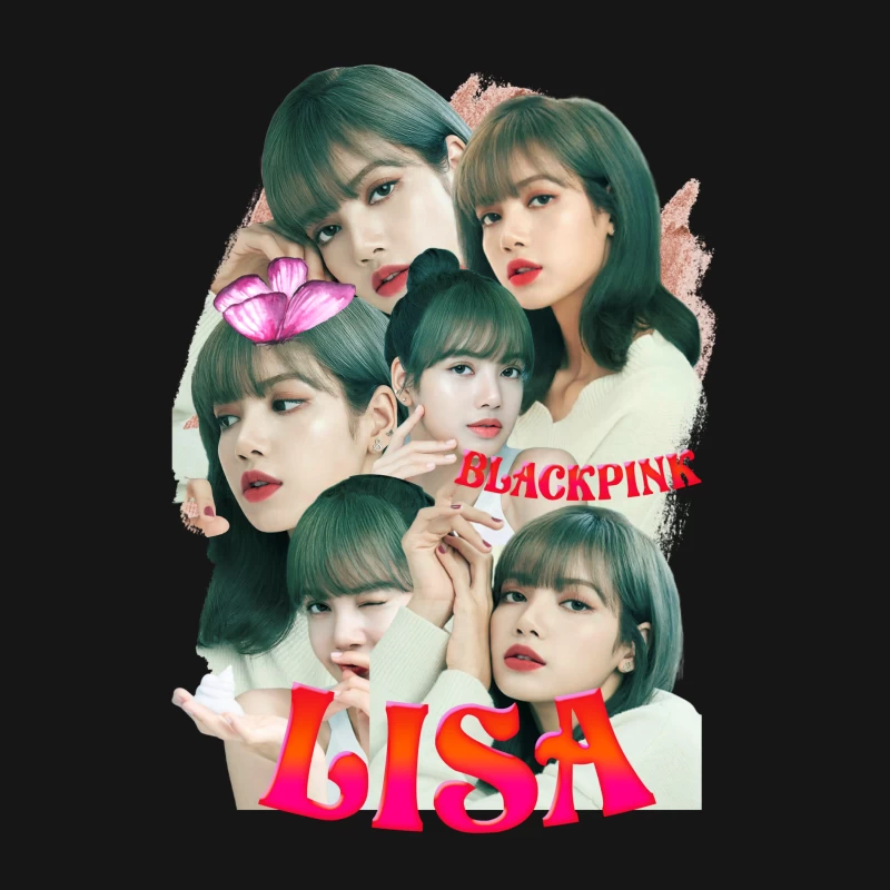 BLACKPINK Lisa - K-pop Icon in Fashion and Music Male Long Sleeve T-Shirt