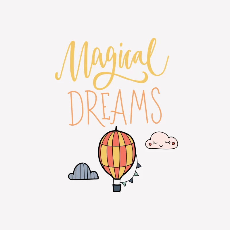 Rêves magiques et montgolfière Femme T-Shirt