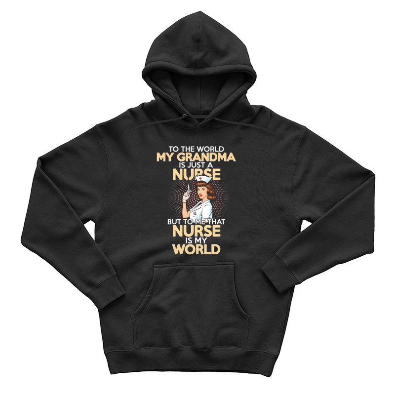 Hommage à une grand-mère infirmière Homme Sweat à capuche