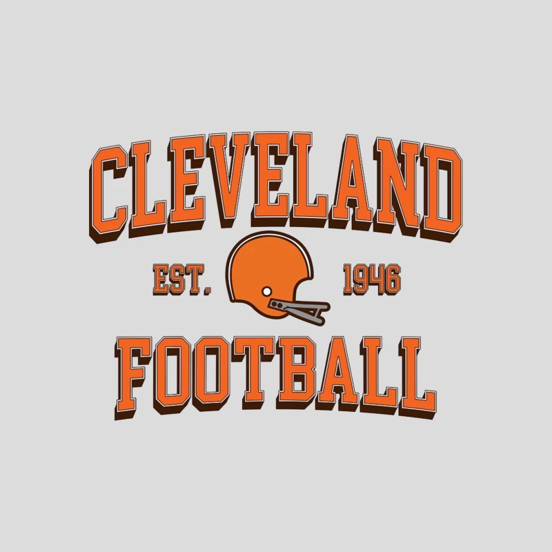 Cleveland Browns NFL Football Team Vintage Logo Est. 1946 Baseball Cap