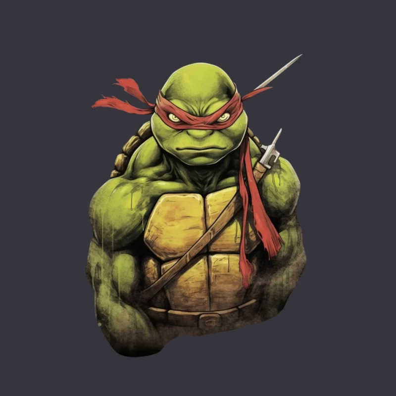 Cool Cartoon Ninja Turtle Character Pin