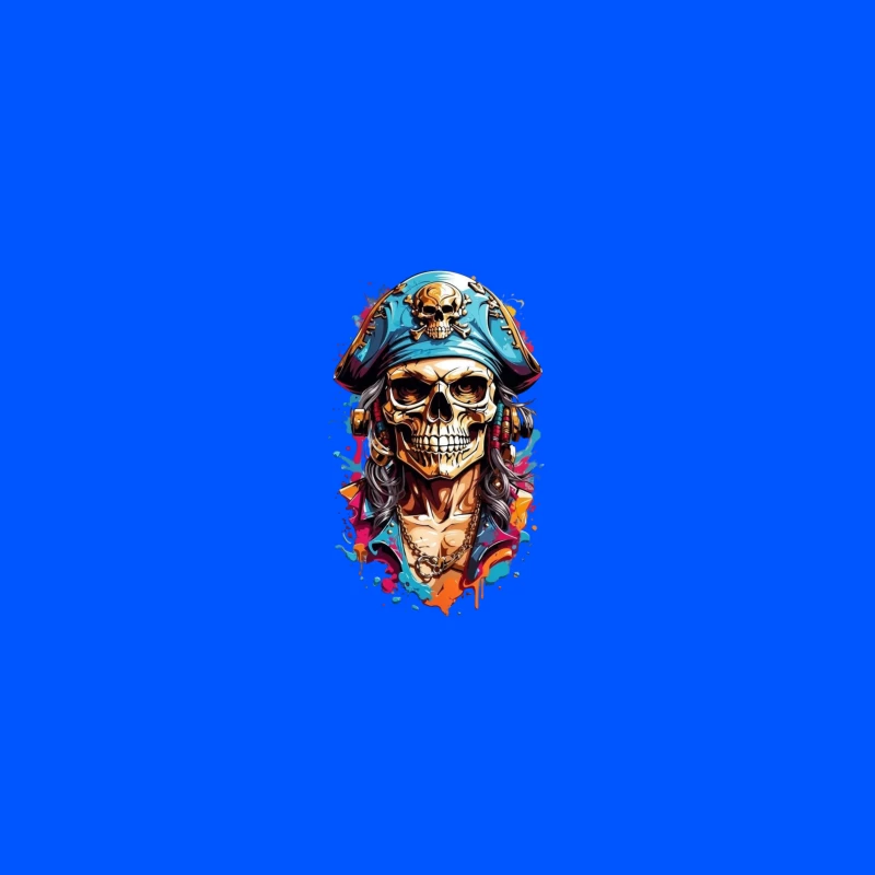 Stylized Pirate Skull Art Coffee Mug