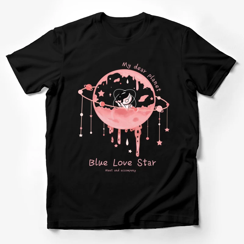 Mein Lieber Planet - Cartoon, Liebe, Mond Herren T-Shirt