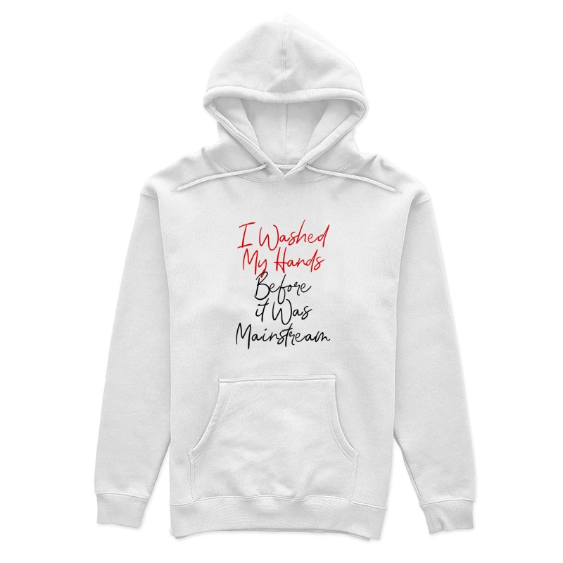 Humour minimaliste sur les habitudes d'hygiène Femme Sweat à capuche