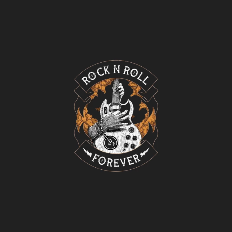 Rock N Roll Forever Graphic Design Bucket Hat